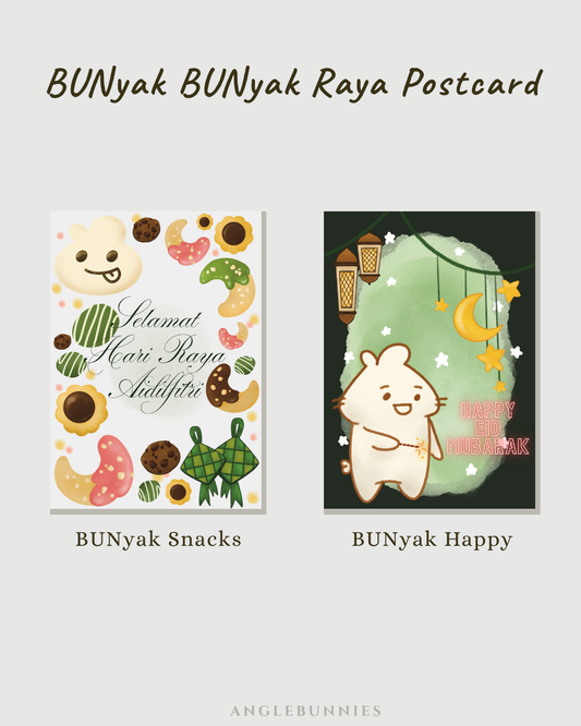 BUNyak BUNyak Raya Postcard