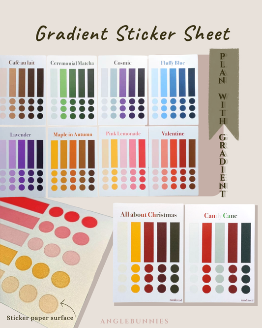 Gradient Sticker Sheet