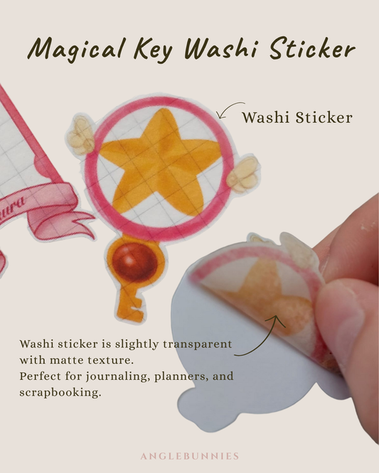 Magical Key Washi Sticker