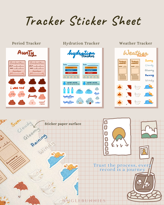 Tracker Sticker Sheet