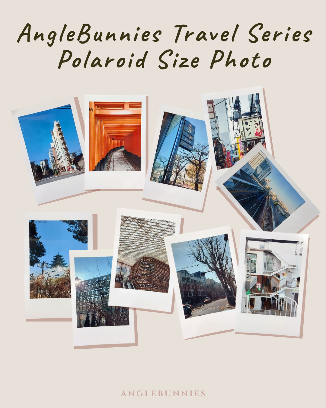 AngleBunnies Travel Series - Polaroid Size Photo