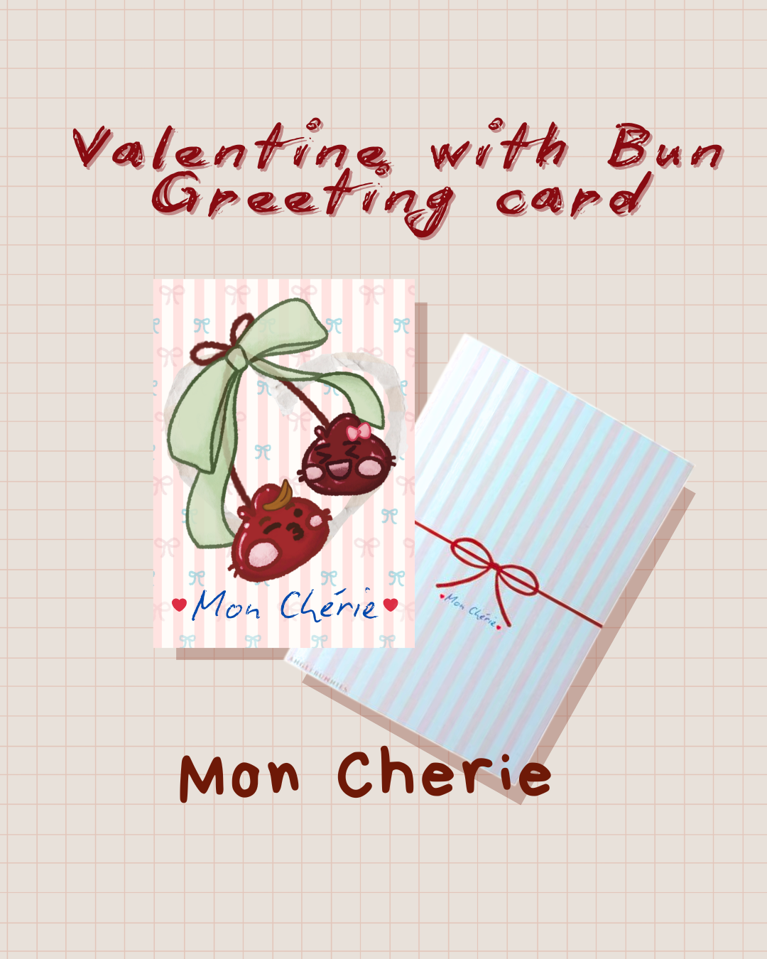 Valentine with Bun Greeting Card
