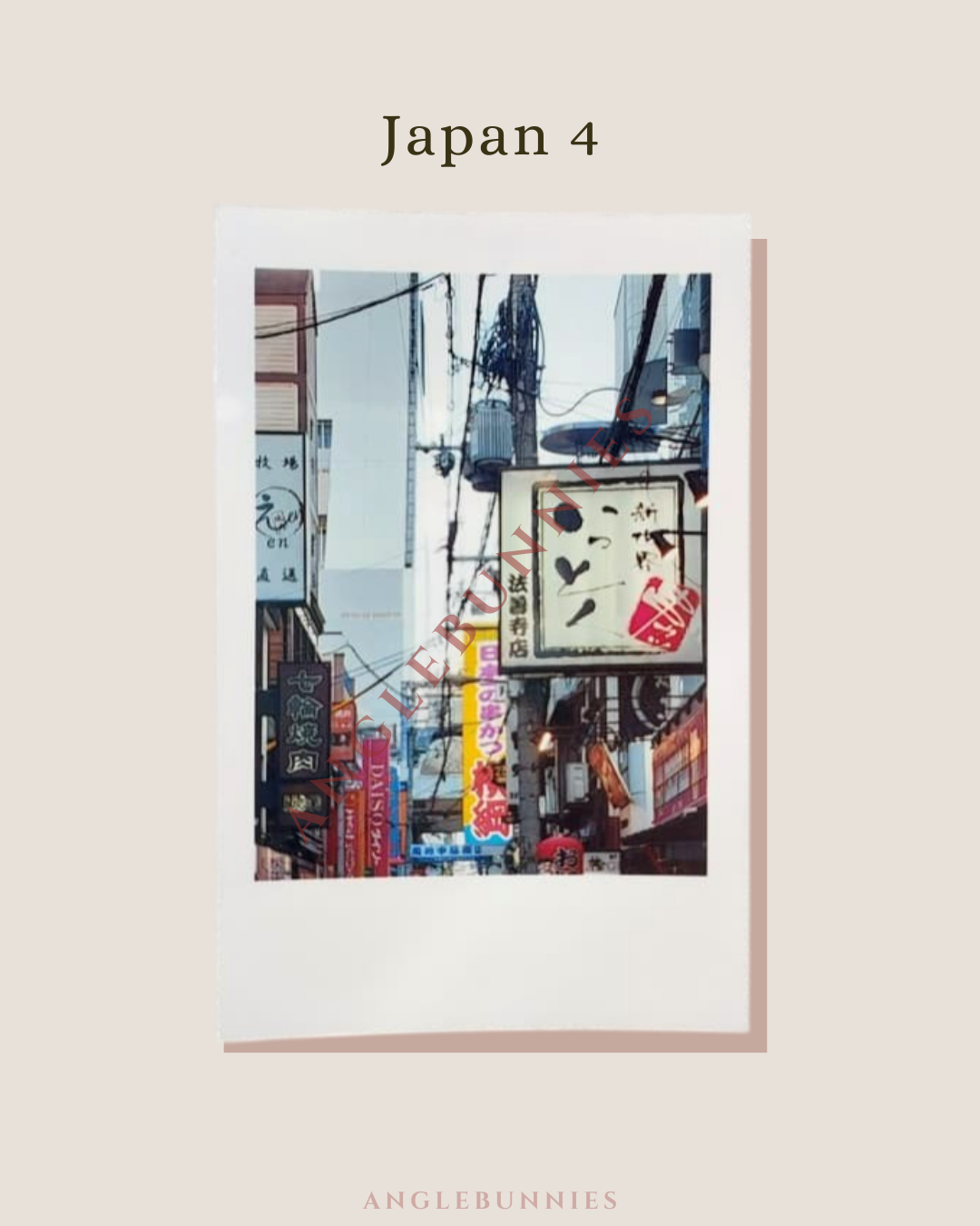 AngleBunnies Travel Series - Polaroid Size Photo