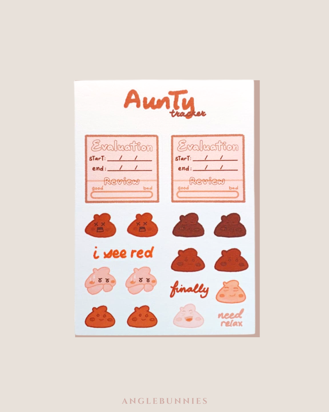 Tracker Sticker Sheet