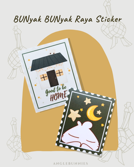 BUNyak BUNyak Raya Sticker