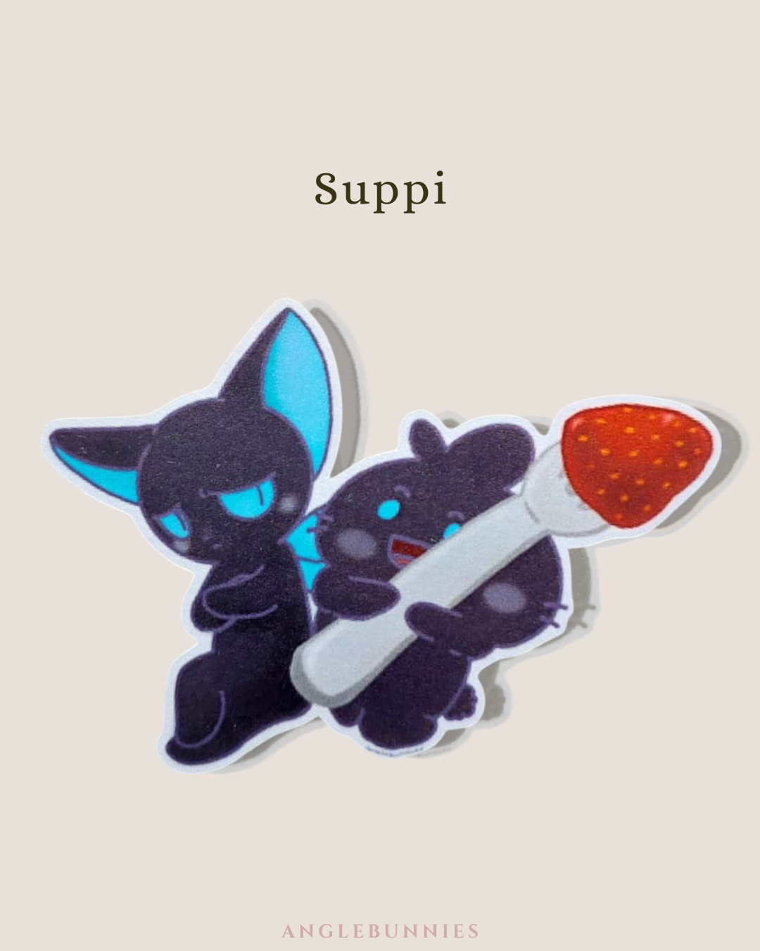 Bunny & Magical Familiars Flake Sticker