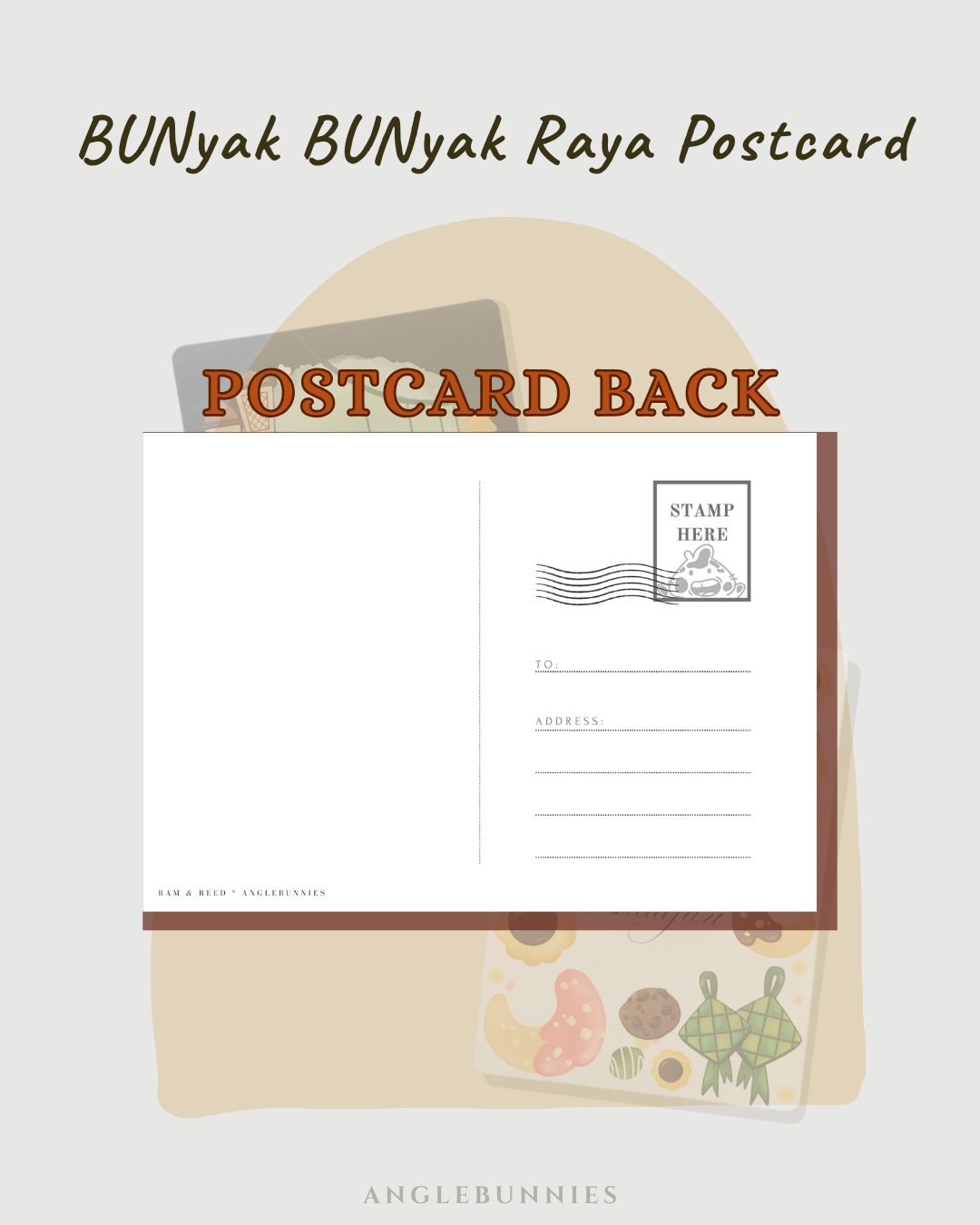 BUNyak BUNyak Raya Postcard