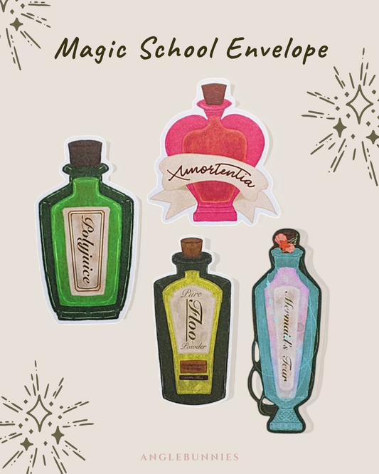 Magic Potions Flake Sticker Set
