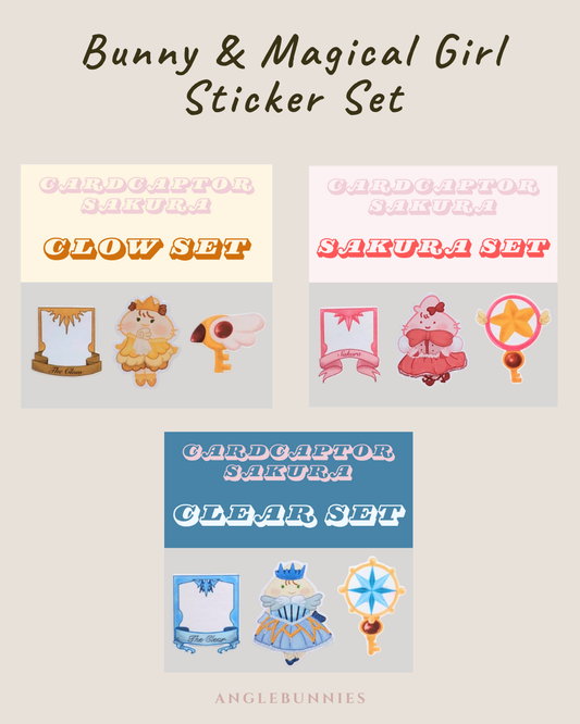 Bunny & Magical Girl Sticker Set