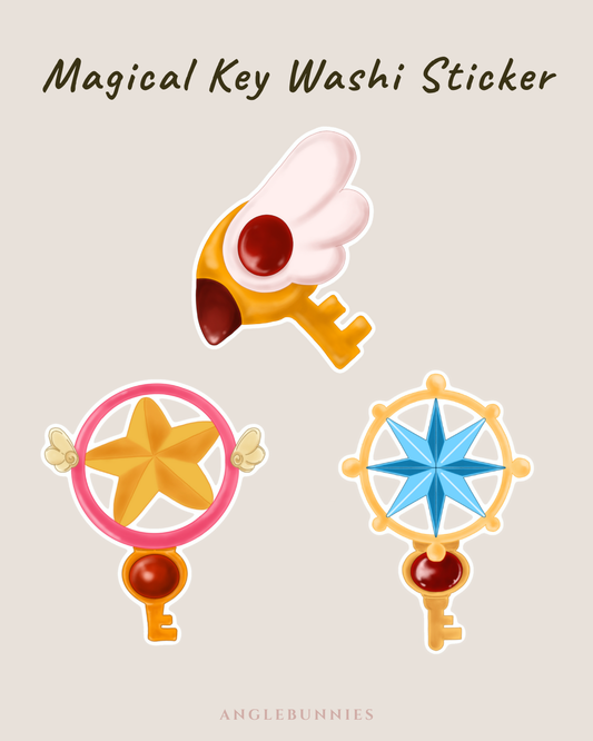 Magical Key Washi Sticker