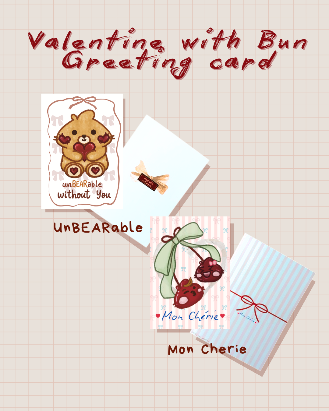 Valentine with Bun Greeting Card